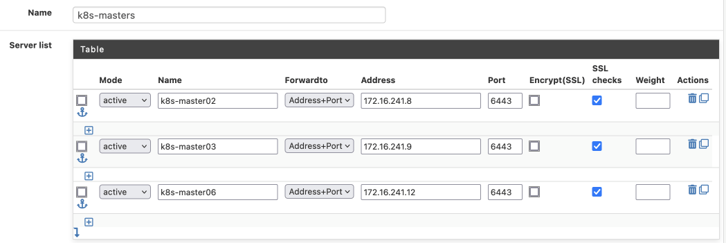 Setup k8s-apiserver backends in HAProxy